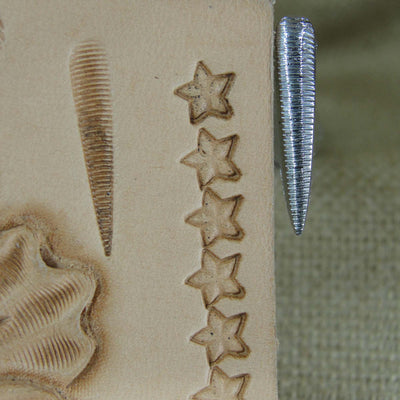 Vintage Craftool Co. #373 Lg Thumb Print Stamp | Pro Leather Carvers