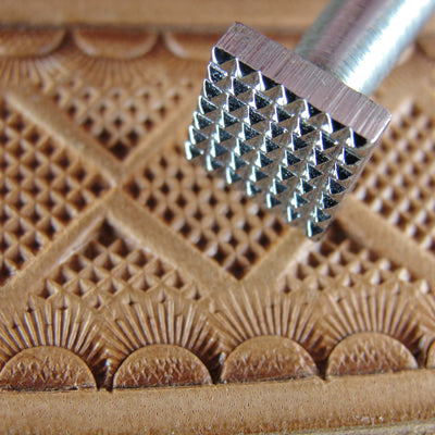 Vintage Craftool Co. #605 Geometric Stamp | Pro Leather Carvers