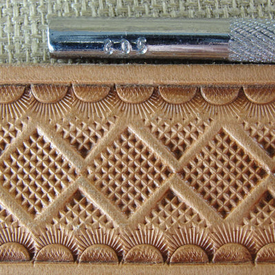 Vintage Craftool Co. #605 Geometric Stamp | Pro Leather Carvers