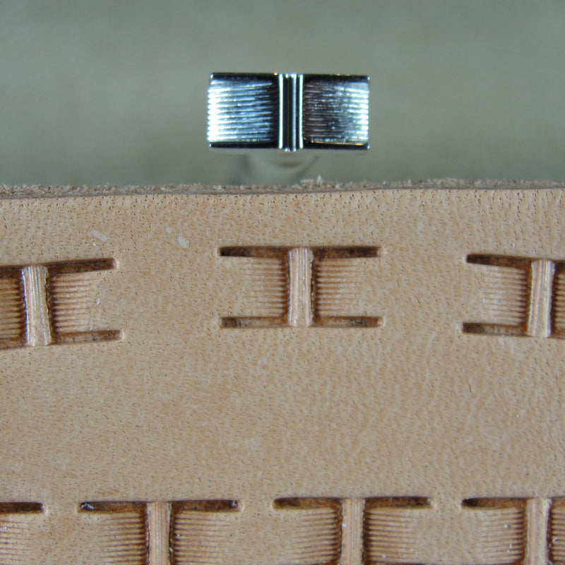 Single Bar Basket Weave Stamp - Barry King | Pro Leather Carvers
