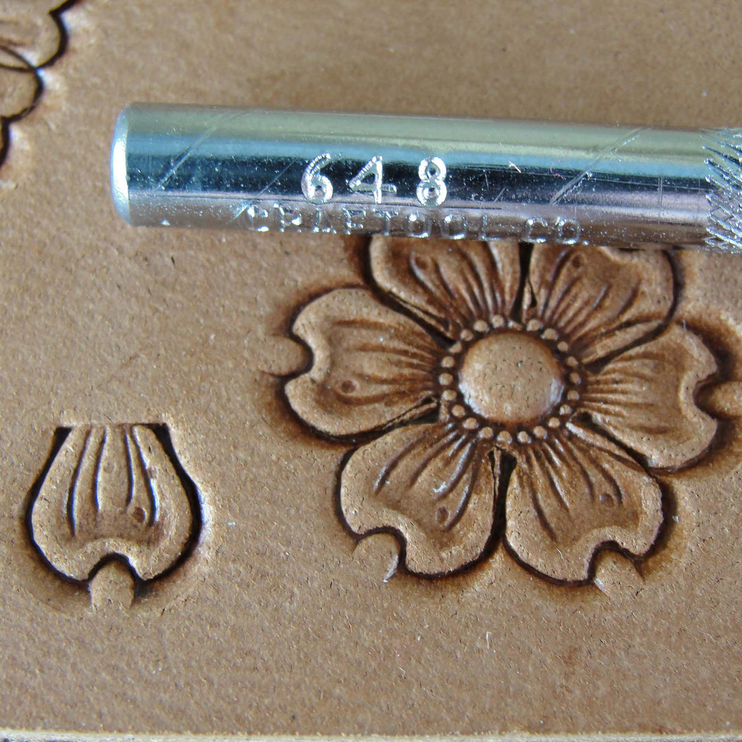 Vintage Craftool Co. #648 Flower Petal Stamp | Pro Leather Carvers