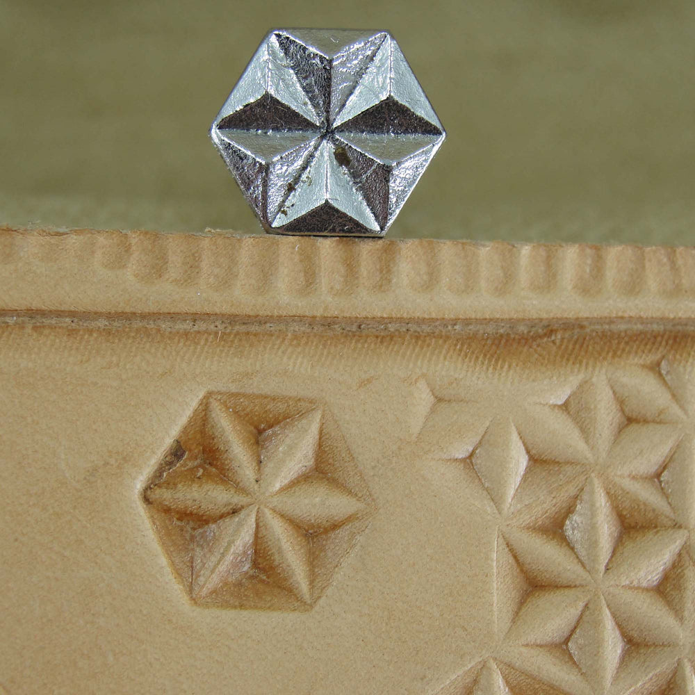 Vintage Craftool Co. #522 Star Geometric Stamp | Pro Leather Carvers