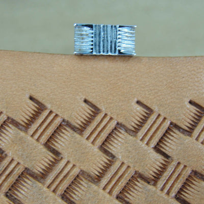 Vintage Craftool Co. #511 Bar Basket Weave Stamp | Pro Leather Carvers