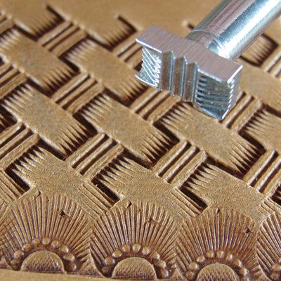 Vintage Craftool Co. #511 Bar Basket Weave Stamp | Pro Leather Carvers