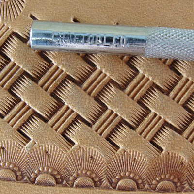 Vintage Craftool Co. #511 Bar Basket Weave Stamp | Pro Leather Carvers