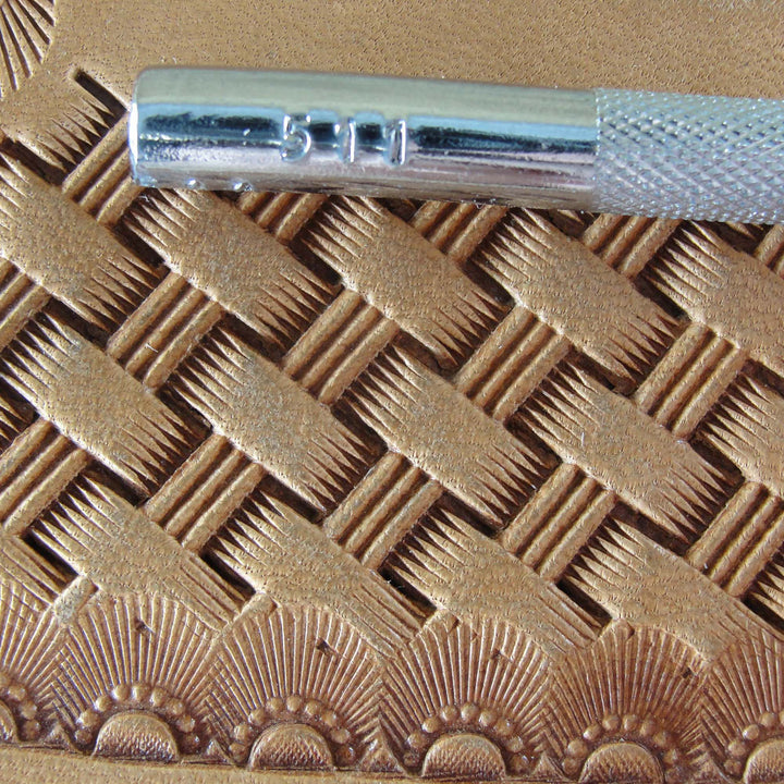Vintage Craftool Co. #511 Bar Basket Weave Stamp | Pro Leather Carvers