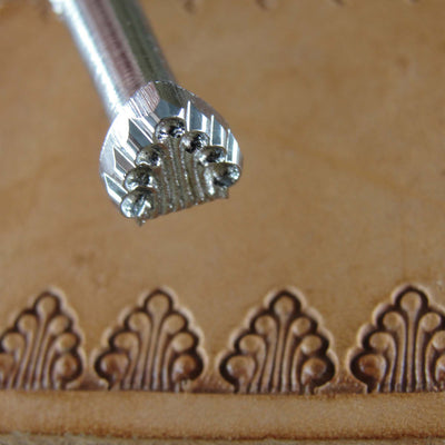 Vintage Craftool Co. #608 7-Seed Border Stamp | Pro Leather Carvers