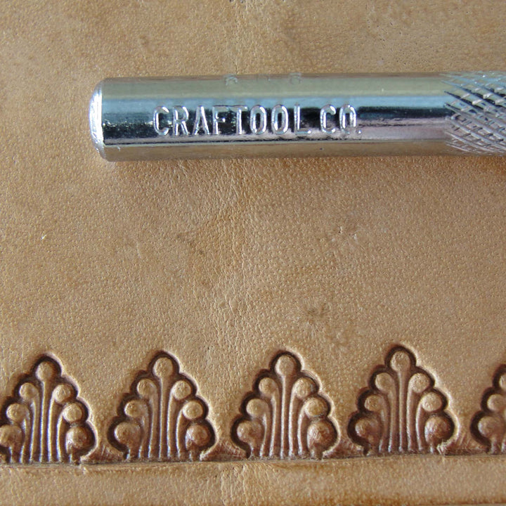 Vintage Craftool Co. #608 7-Seed Border Stamp | Pro Leather Carvers