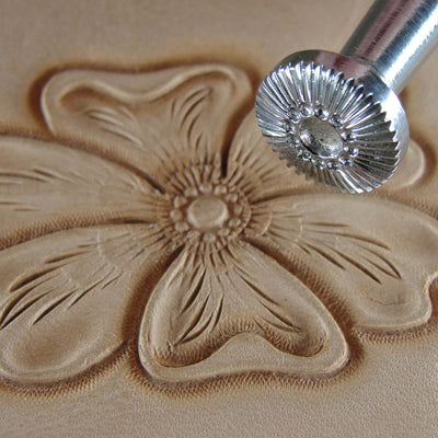 Vintage Craftool Co. #566 Flower Center Stamp | Pro Leather Carvers