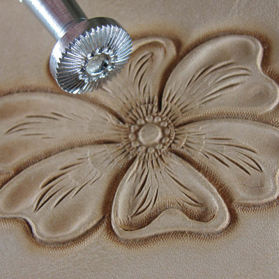 Vintage Craftool Co. #566 Flower Center Stamp | Pro Leather Carvers