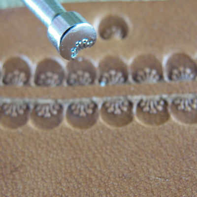 Vintage Craftool Co. #313 5-Seed Border Stamp | Pro Leather Carvers