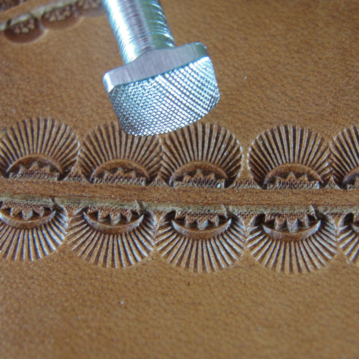Vintage Craftool Co #971 Checkered Beveler Stamp | Pro Leather Carvers