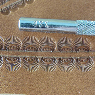 Vintage Craftool Co #971 Checkered Beveler Stamp | Pro Leather Carvers
