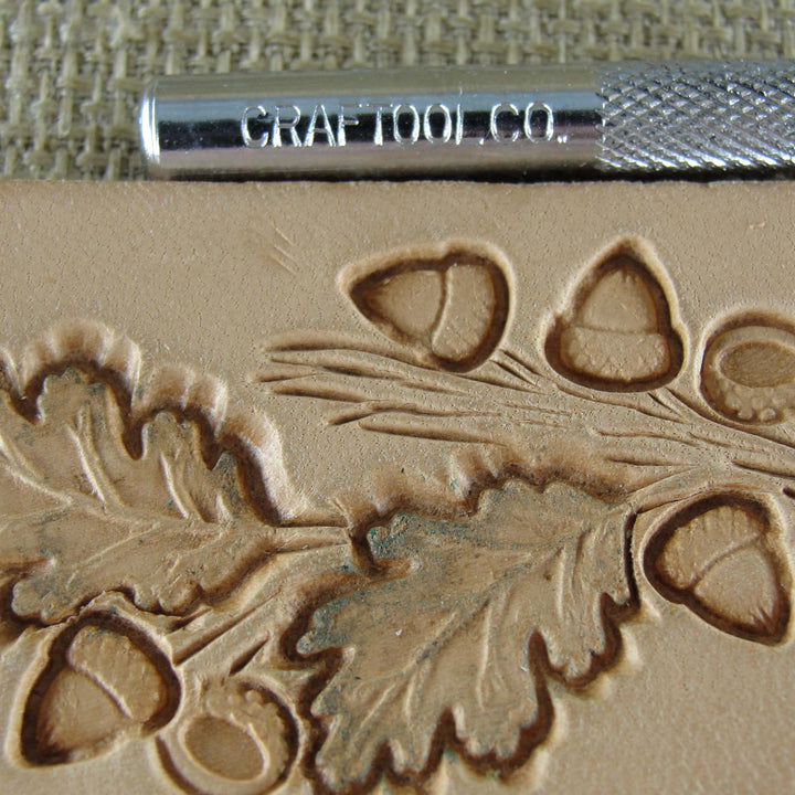 Vintage Craftool Co. #552 Small Acorn Stamp | Pro Leather Carvers