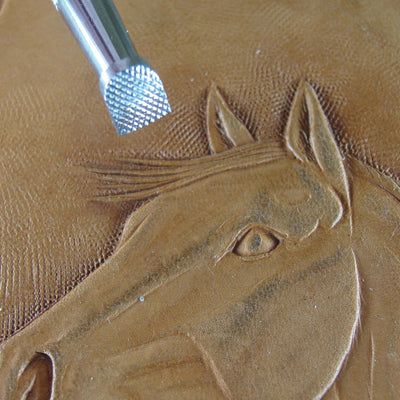 Vintage Craftool Co #899 Checkered Matting Stamp | Pro Leather Carvers