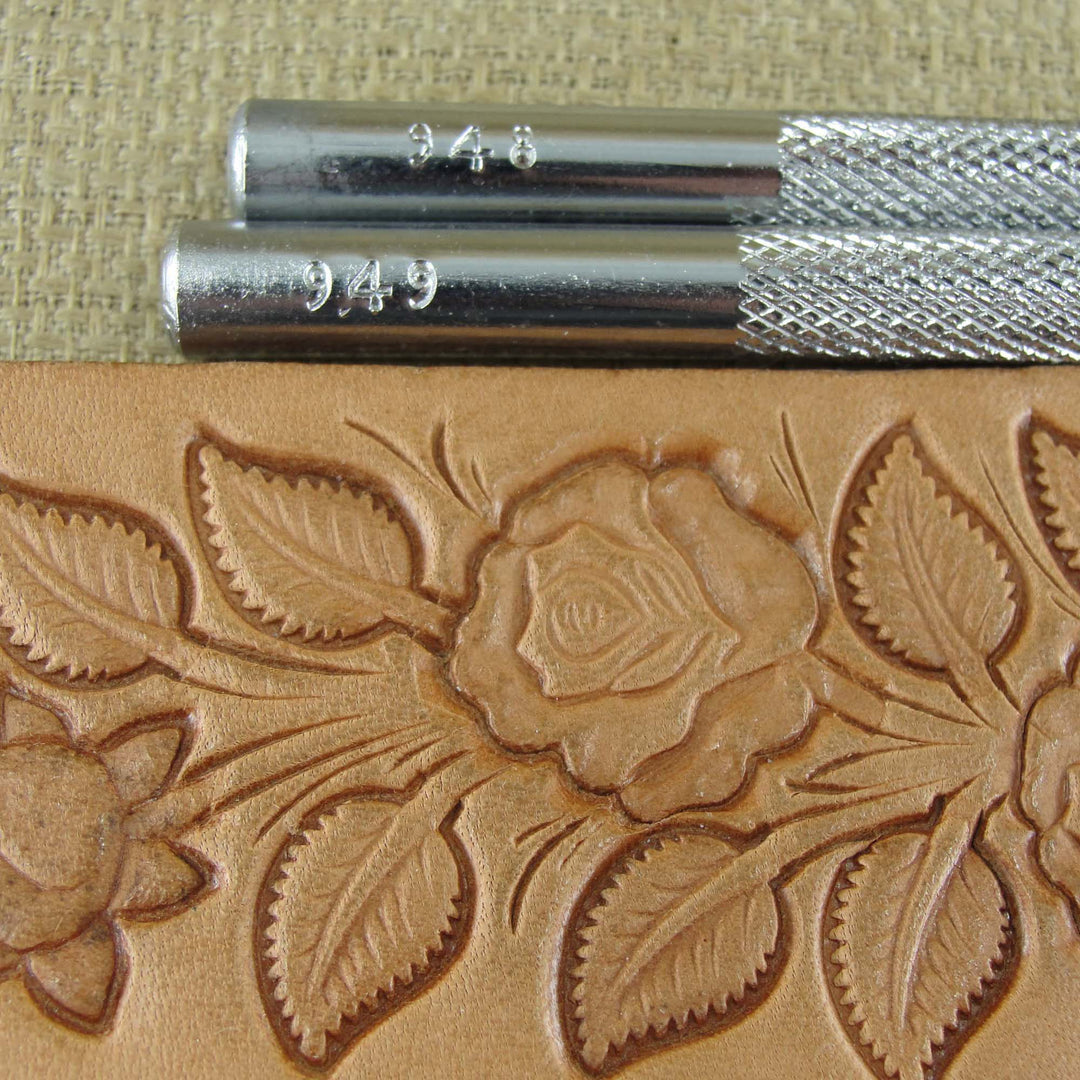 Vintage Craftool Co - #948/949 Leaf Stamp Set | Pro Leather Carvers