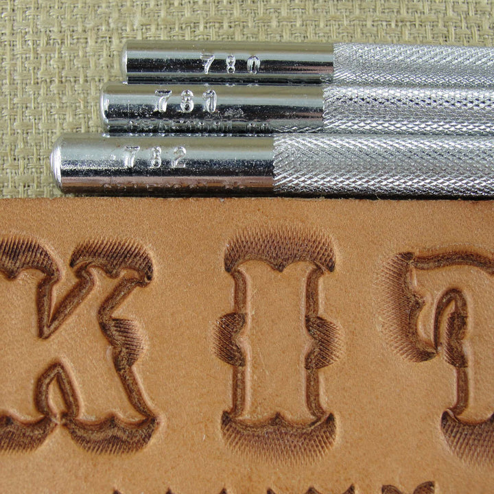 Vintage Craftool Co - Alphabet Beveler Stamps | Pro Leather Carvers