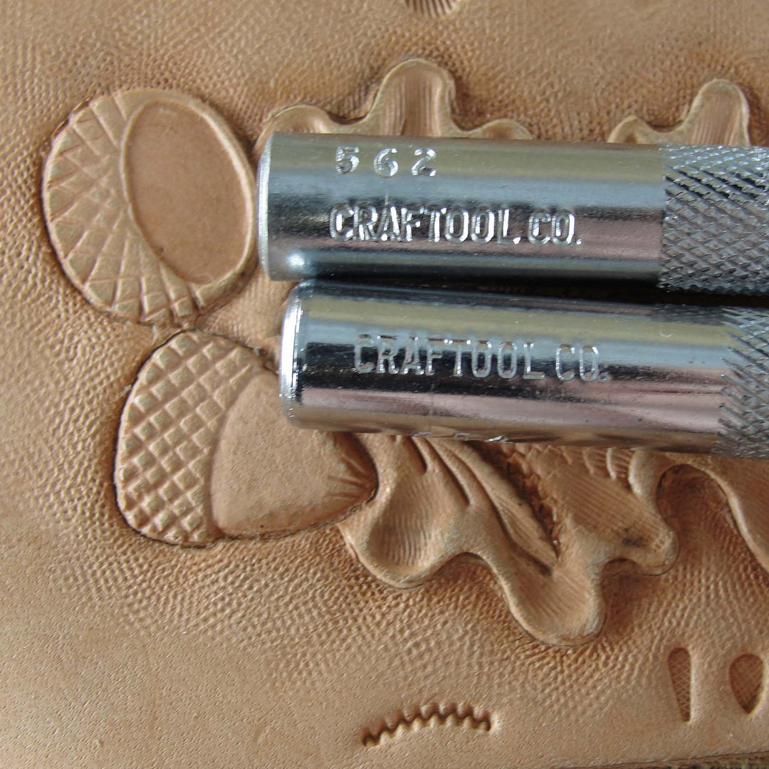Vintage Craftool Co - #554/562 Acorn Stamp Set | Pro Leather Carvers