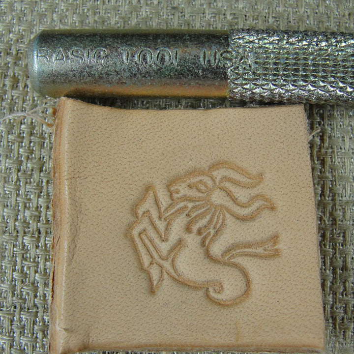 Vintage Basic Tool Co. #110 Capricorn Stamp | Pro Leather Carvers