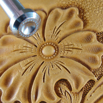20-Seed Flower Center Stamp - Stainless Steel | Pro Leather Carvers