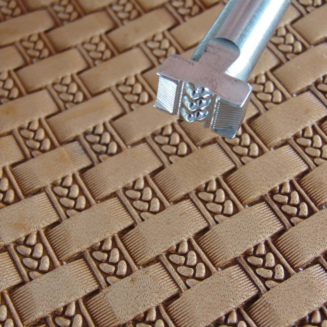 Braid Basket Weave Stamp - Stainless Steel | Pro Leather Carvers