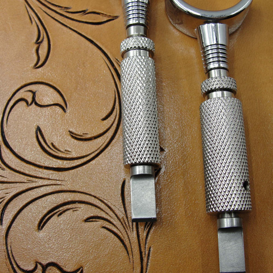 Tools for learher craft. Swivel knife Gothic