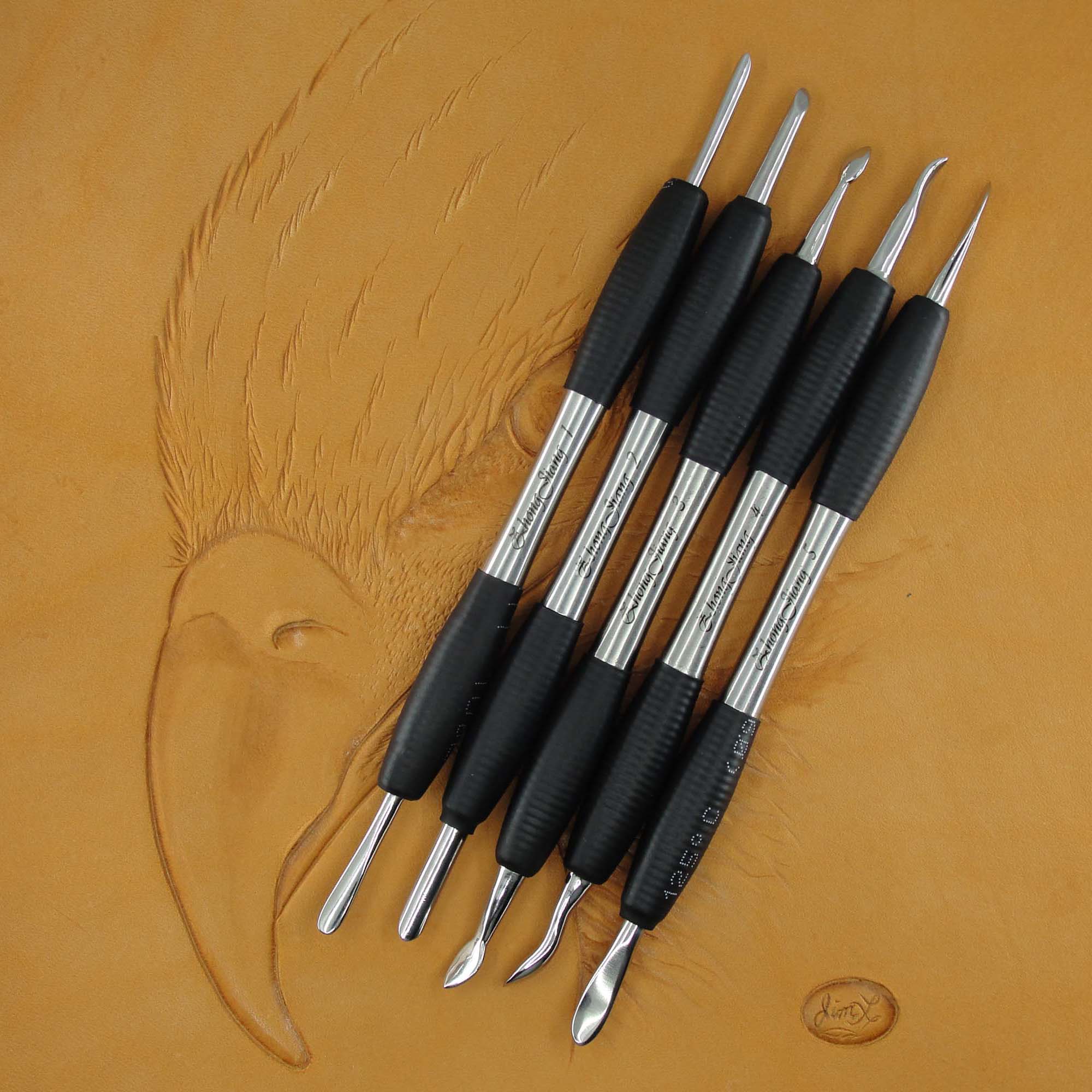 Complete Pro Modeling Tool Set, Stainless Steel | Pro Leather Carvers