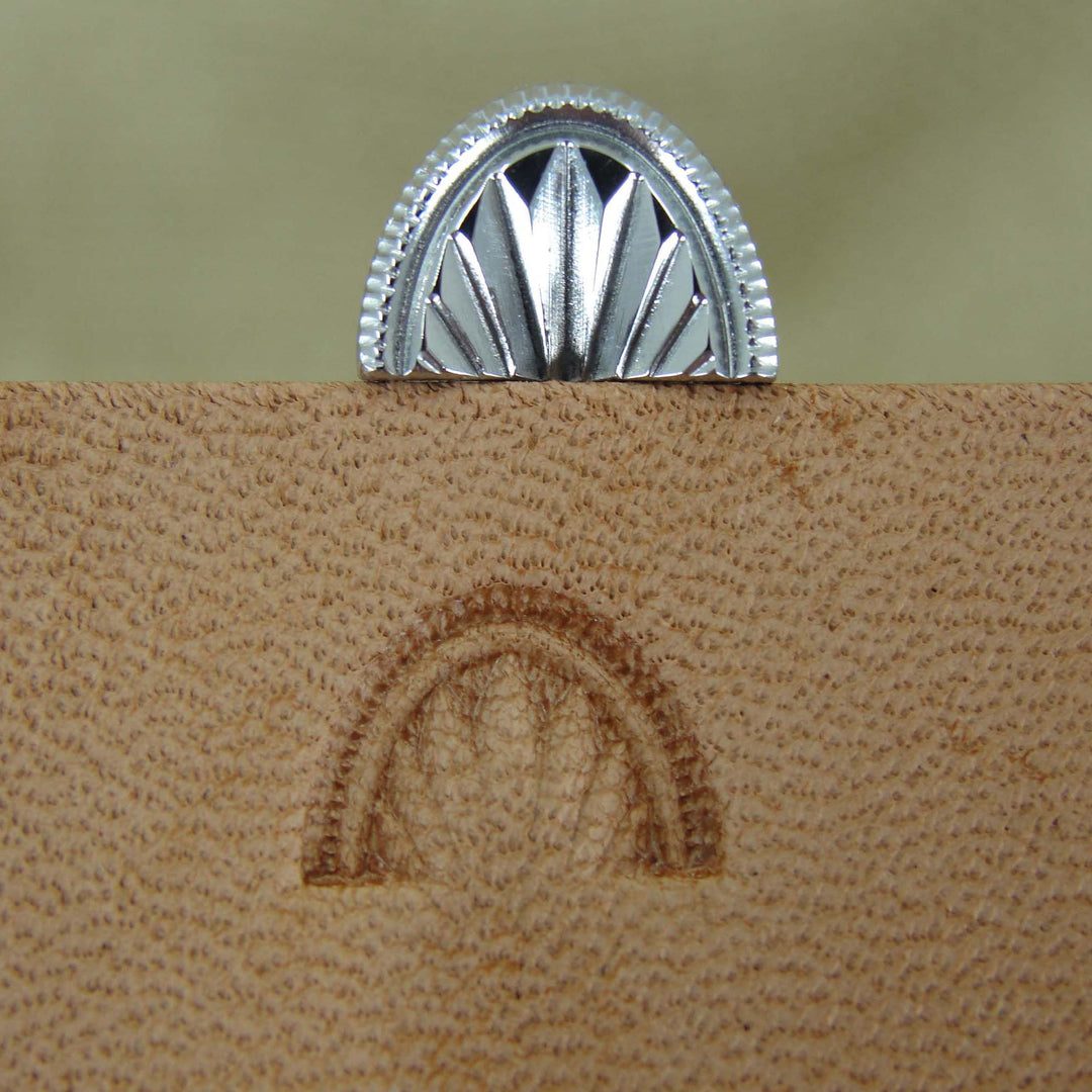 Crescent Shell Geometric Stamp - Stainless Steel | Pro Leather Carvers