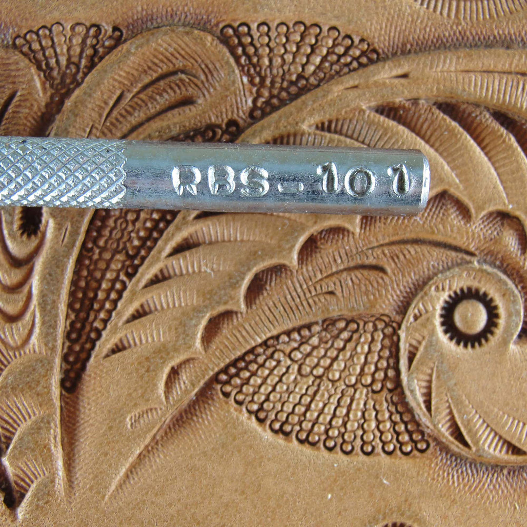 Vintage RBS #101 Bar Grounder Background Stamp | Pro Leather Carvers