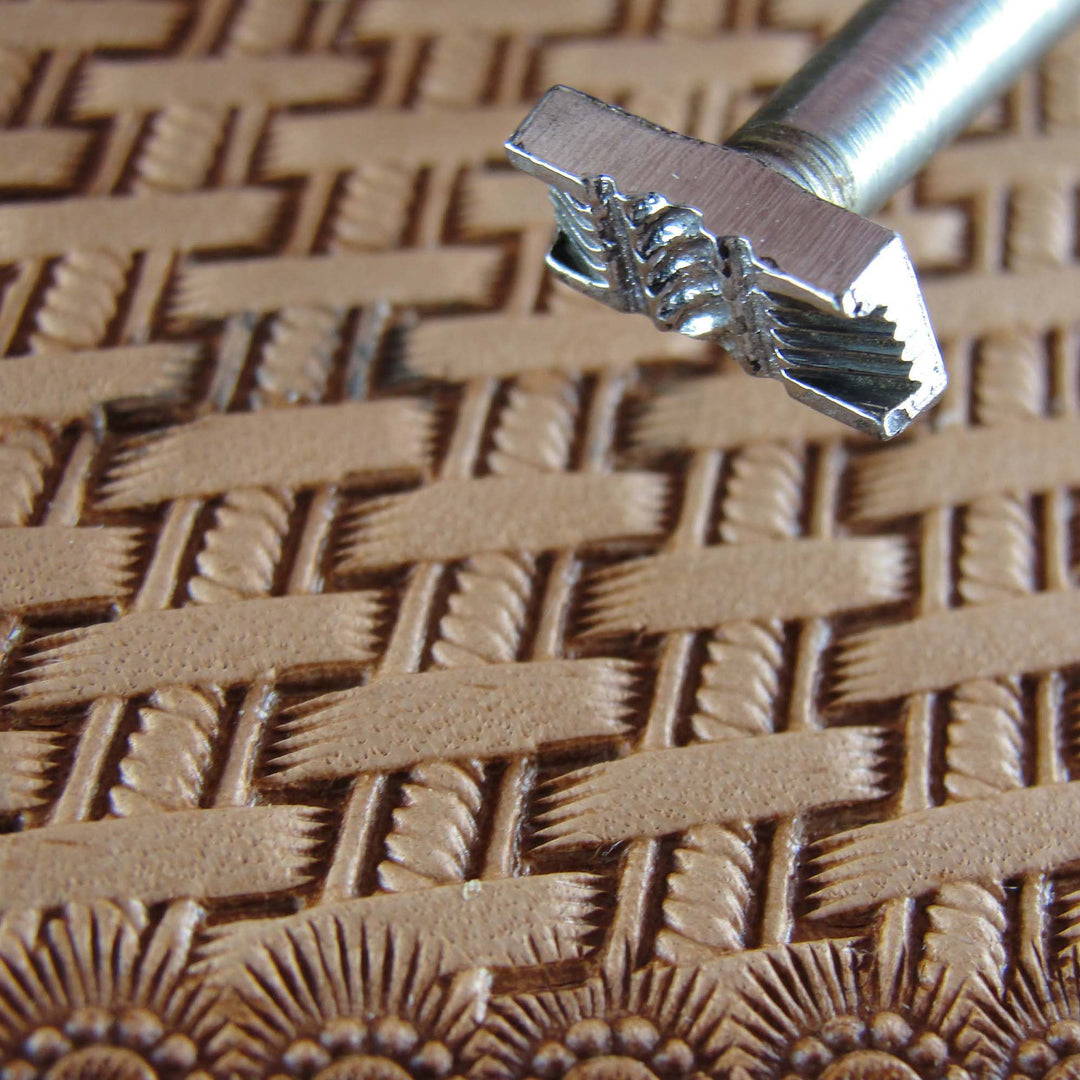 Vintage Craftool Co. #497 Basket Weave Stamp | Pro Leather Carvers