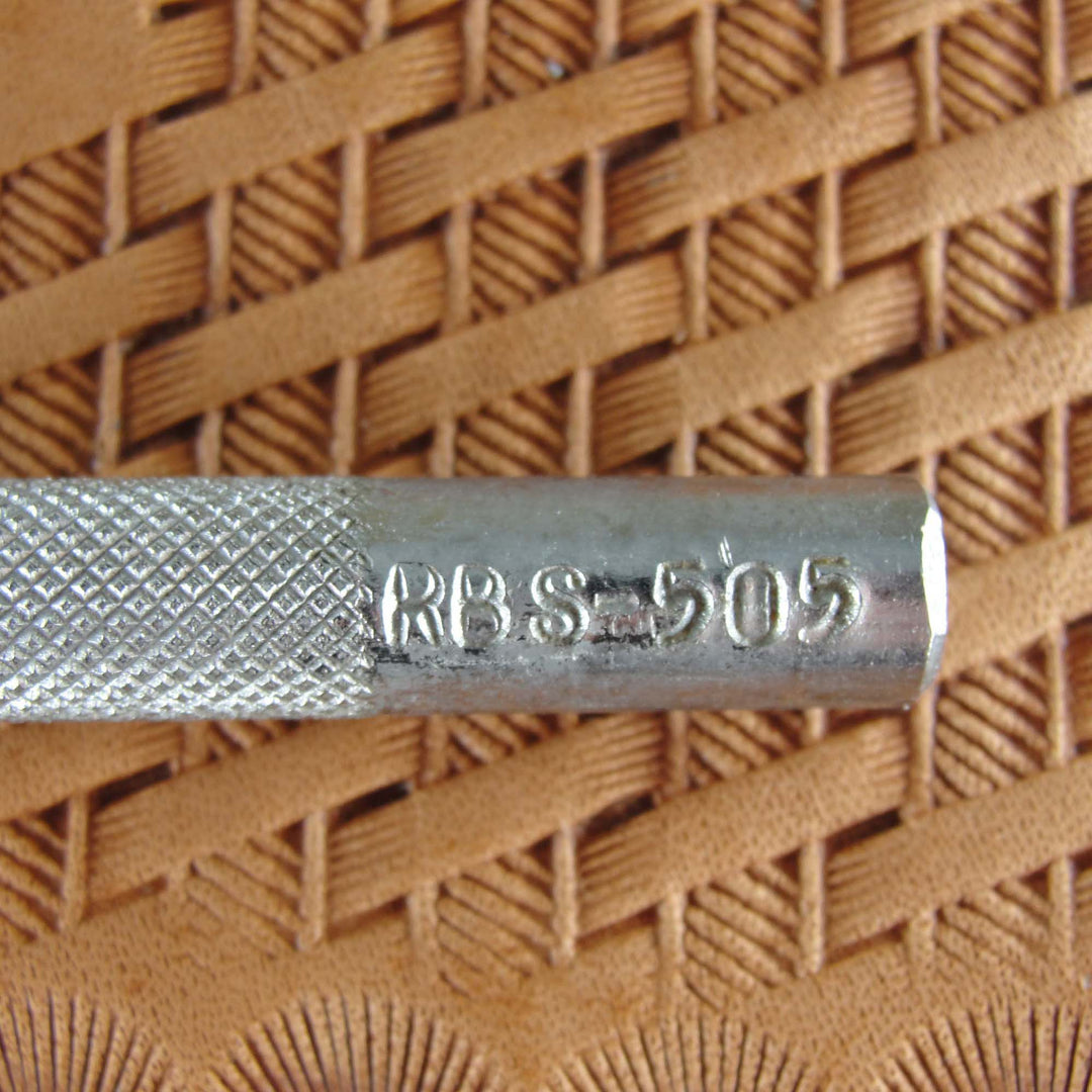 Vintage RBS #505 Angled Rope Basket Weave Stamp | Pro Leather Carvers