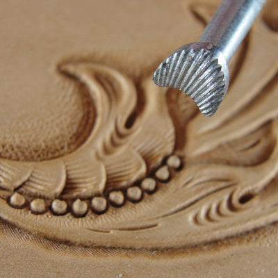 Vintage RBS #772 Pointed Camouflage Leather Stamp | Pro Leather Carvers