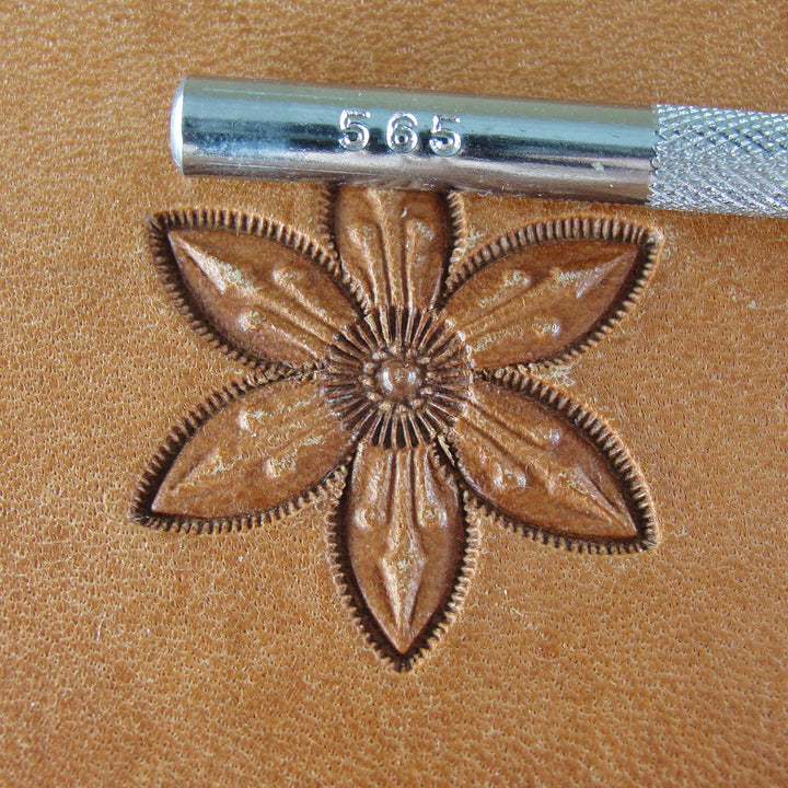Vintage Craftool Co. #565 Flower Center Stamp | Pro Leather Carvers