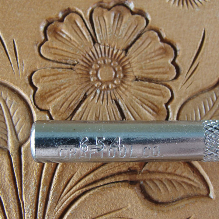Vintage Craftool Co. #654 Flower Petal Stamp | Pro Leather Carvers