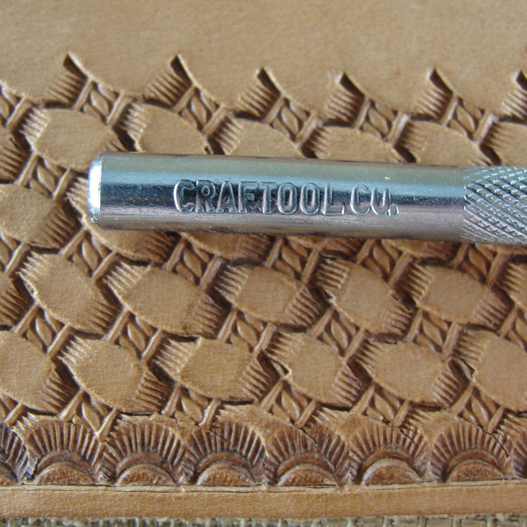 Vintage Craftool Co. #512 Basket Weave Stamp | Pro Leather Carvers