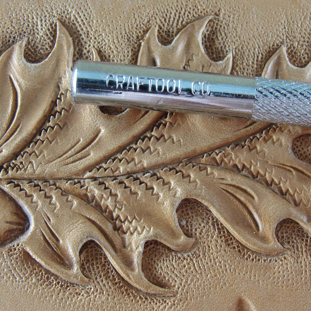 Vintage Craftool Co. #402 Sawtooth Veiner Stamp | Pro Leather Carvers