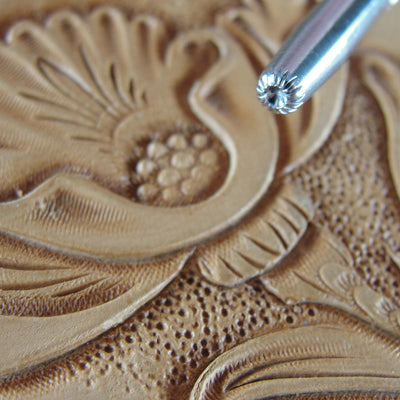 Vintage Craftool Co. #723 Lined Seeder Stamp | Pro Leather Carvers