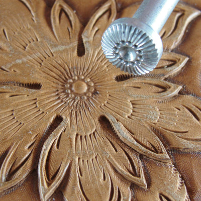 Vintage Craftool Co. #504 Flower Center Stamp | Pro Leather Carvers