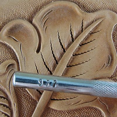 Vintage Craftool Co. #977 Pear Shader Stamp | Pro Leather Carvers