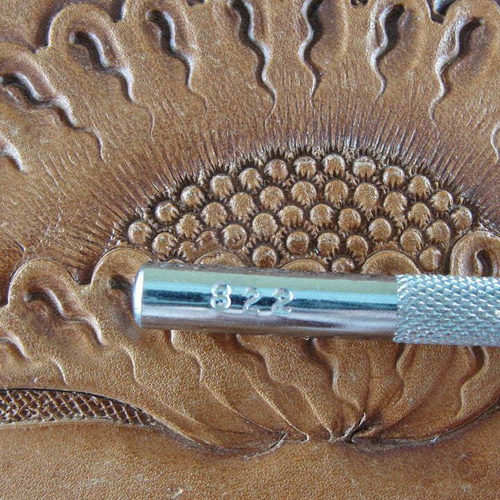 Vintage Craftool Co. #822 Center Shader Stamp | Pro Leather Carvers