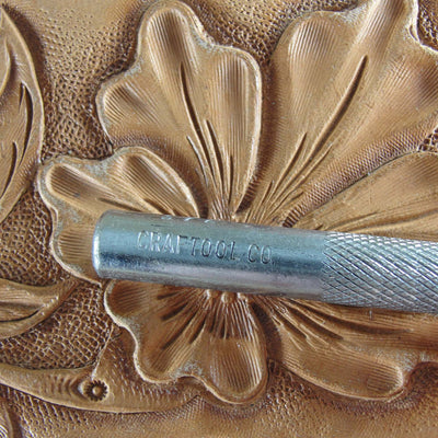 Vintage Craftool Co. #372 Lg Thumb Print Stamp | Pro Leather Carvers