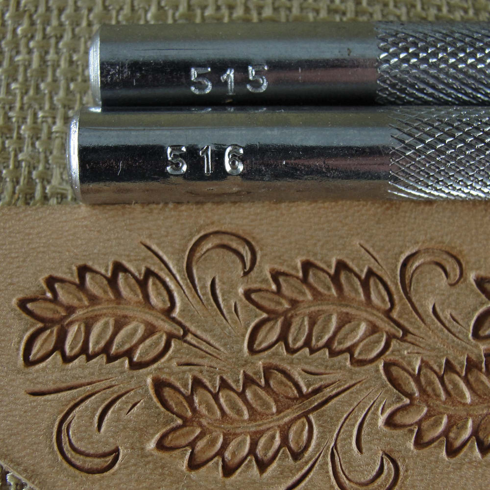 Vintage Craftool Co - #515/516 Leaf Stamp Set | Pro Leather Carvers