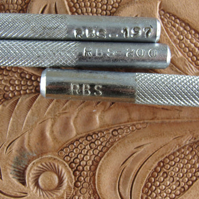 Vintage RBS Smooth Beveler Leather Stamps | Pro Leather Carvers