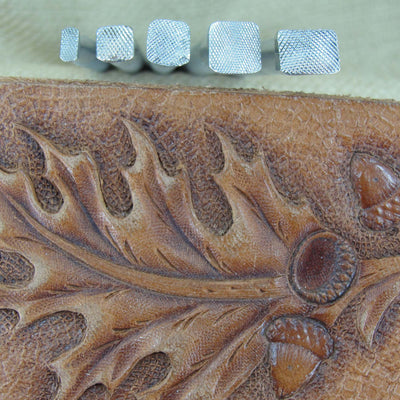 Vintage Craftool Co - Checkered Beveler Stamps | Pro Leather Carvers