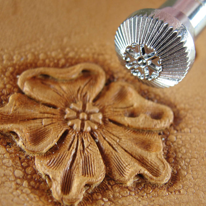 Heart Petal Flower Center Leather Stamping Tool | Pro Leather Carvers