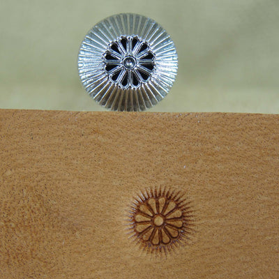 J312 Flower Center Leather Stamping Tool, Japan | Pro Leather Carvers