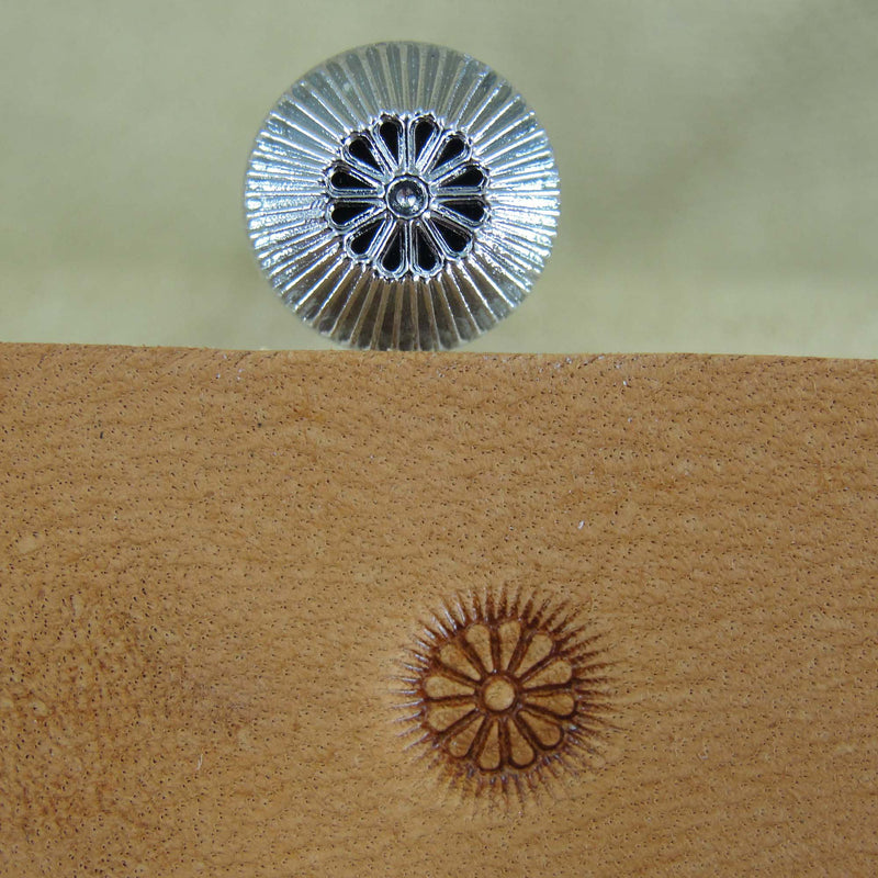 J312 Flower Center Leather Stamping Tool, Japan | Pro Leather Carvers