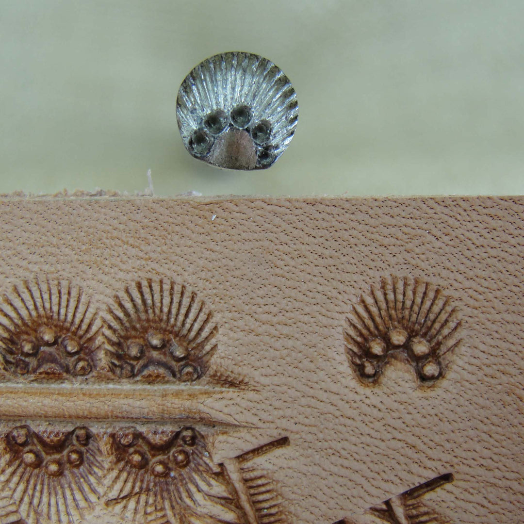 Vintage Leather Tool - 5-Seed Border Stamp | Pro Leather Carvers