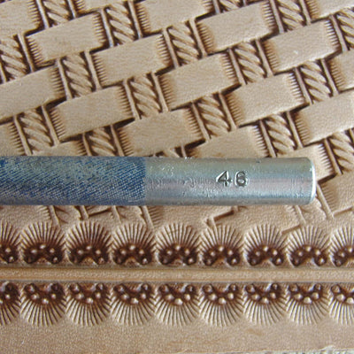 Vintage Leather Tool - 5-Seed Border Stamp | Pro Leather Carvers