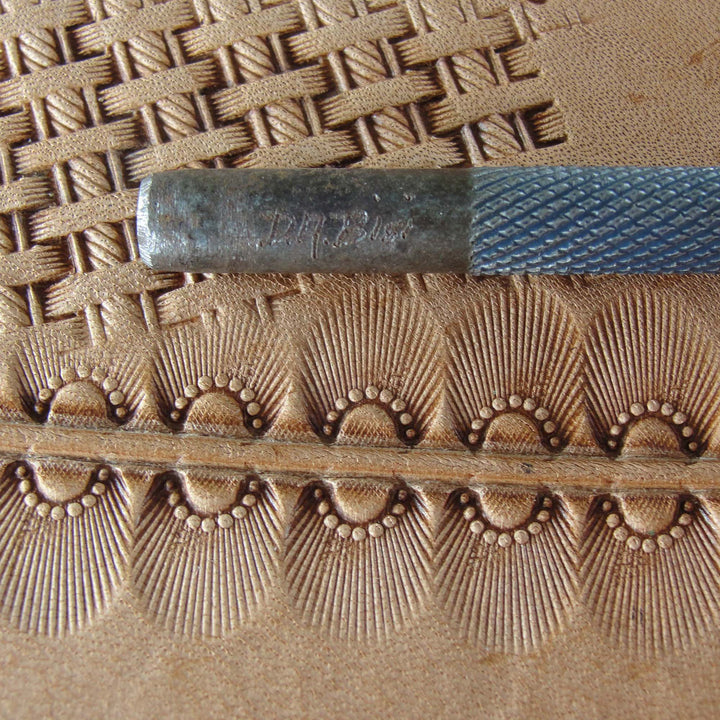 Vintage Leather Tool - 9-Seed Border Stamp | Pro Leather Carvers